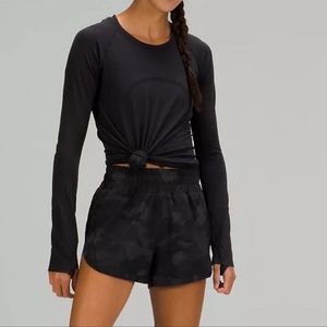 Lulu Track that HR running shorts size 4